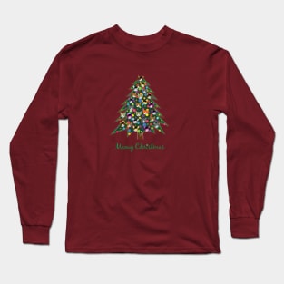 Meowy Christmas Long Sleeve T-Shirt